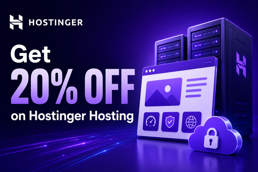 Get 20% OFF on Hostinger Hosting