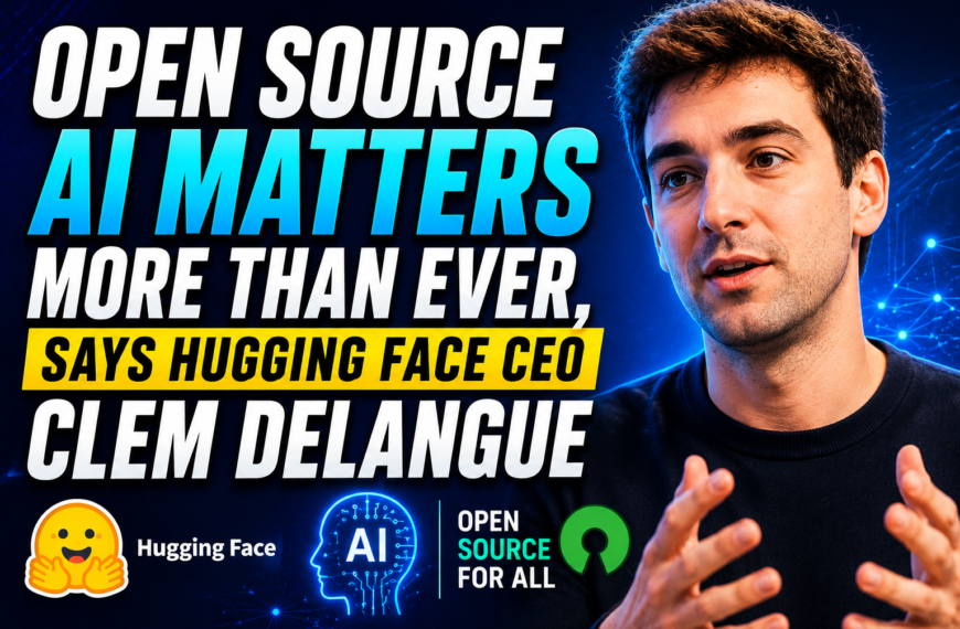 Open Source AI Matters More Than Ever, Says Hugging Face CEO Clem Delangue