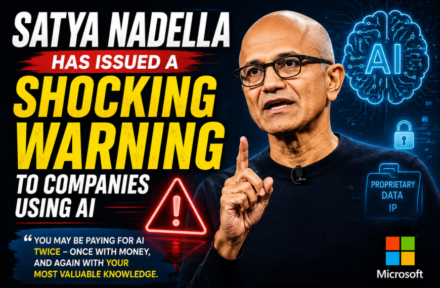 Satya Nadella Issues Stark Warning to Companies Using&hellip;