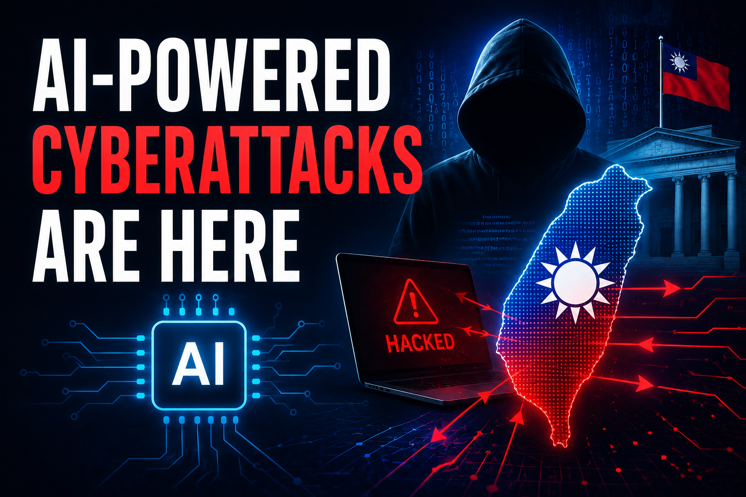 AI-powered cyberattack targeting Taiwan government agencies