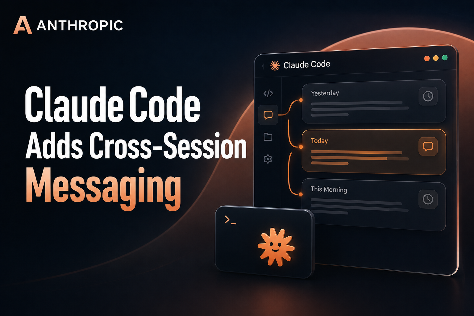 Anthropic Claude Code Cross-Session Messaging feature for persistent AI coding sessions