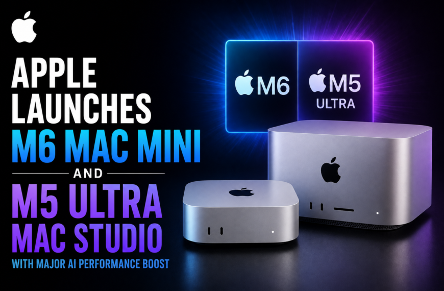 Apple M6 Mac mini and M5 Ultra Mac Studio with major AI performance improvements