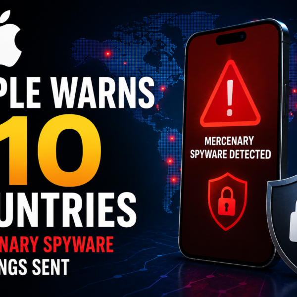 Apple warns users in 110 countries about mercenary spyware attacks