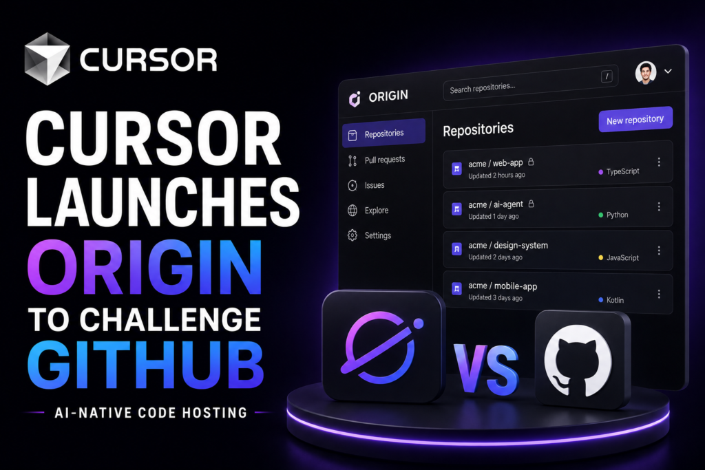 Cursor Origin AI-native code hosting platform challenging GitHub