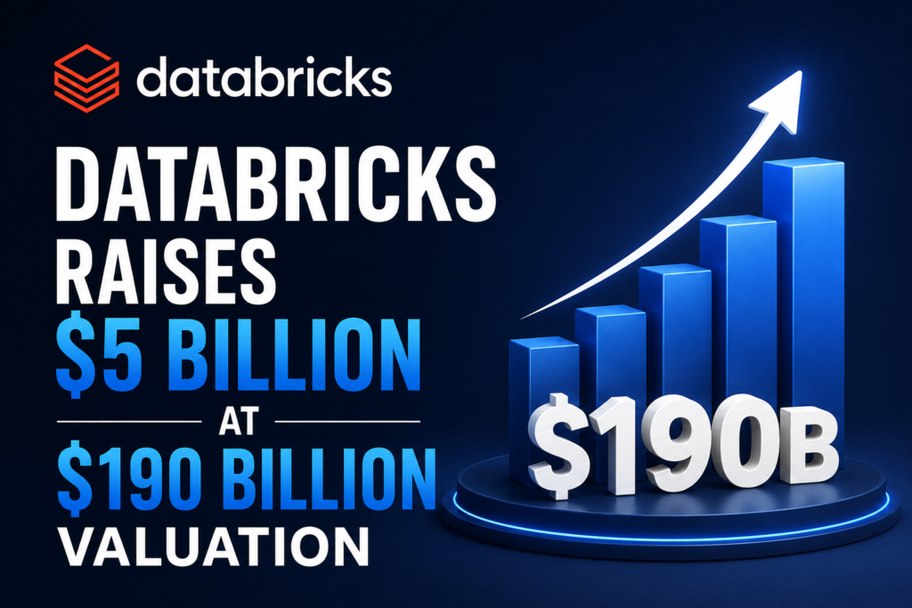 Databricks raises $5 billion at a $190 billion valuation