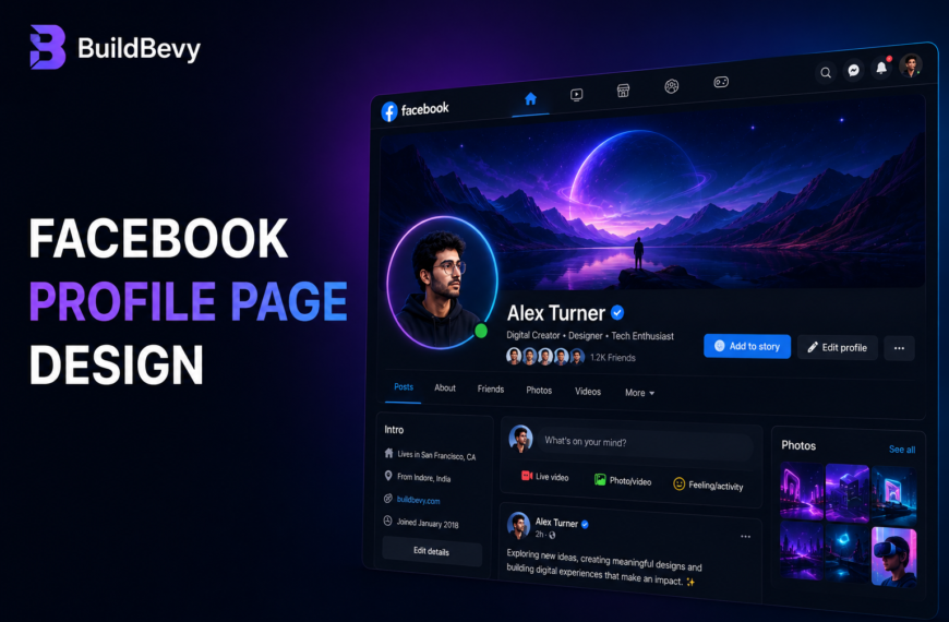 Facebook Profile UI Redesign
