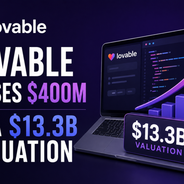 Lovable AI coding startup raises $400 million at $13.3 billion valuation