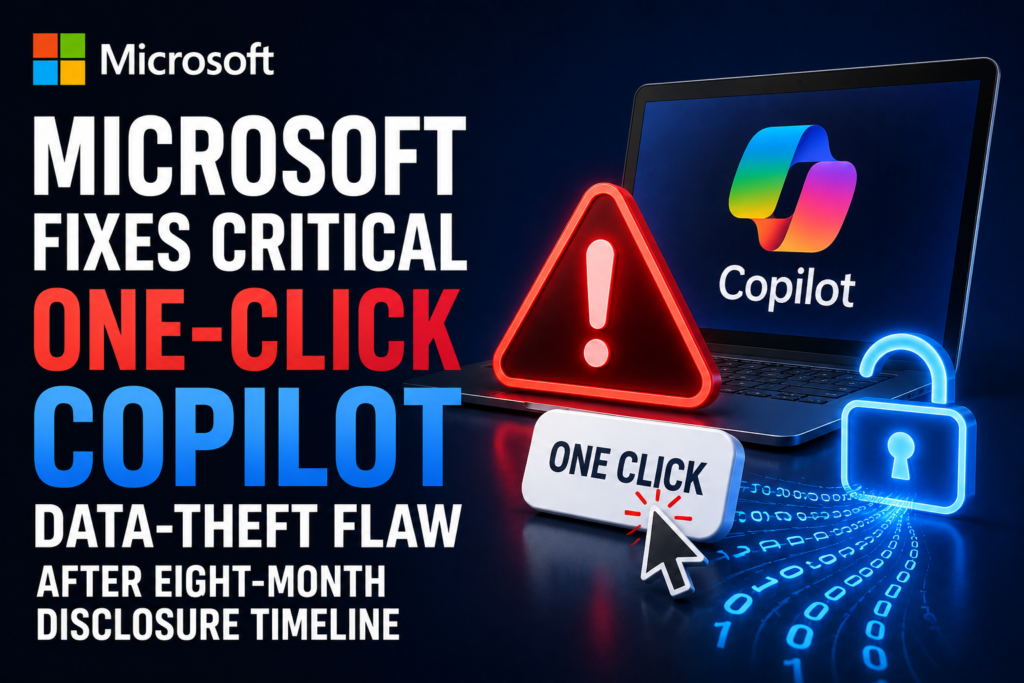 Microsoft fixes critical Copilot vulnerability that could enable one-click data theft