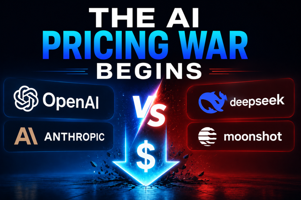 OpenAI Anthropic DeepSeek and Moonshot competing in the AI pricing war