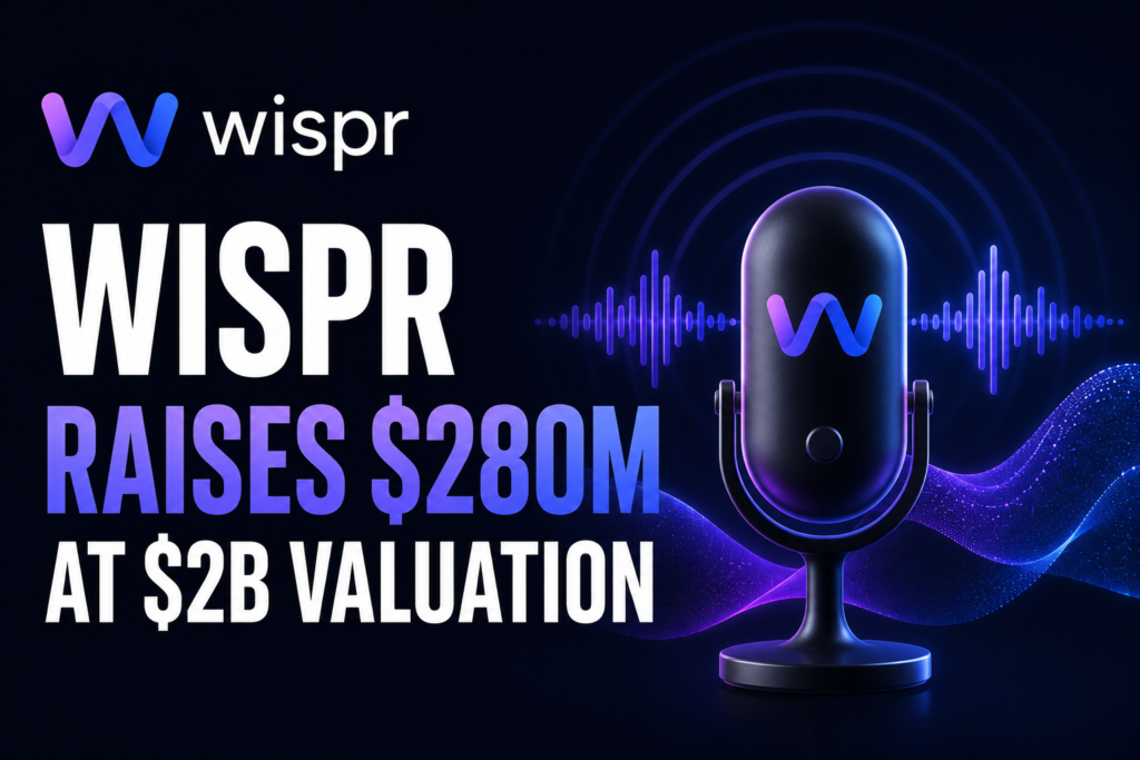 Wispr raises $280 million at a $2 billion valuation for AI voice technology