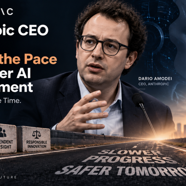Anthropic CEO Dario Amodei calls for slowing frontier AI development over safety concerns