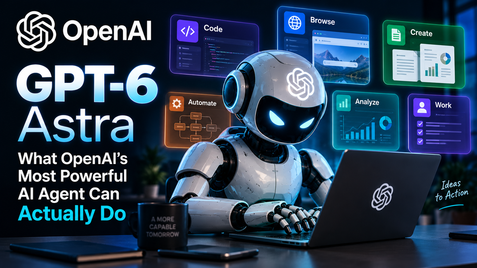 GPT-6 Astra capabilities including computer use, coding, research and AI agents