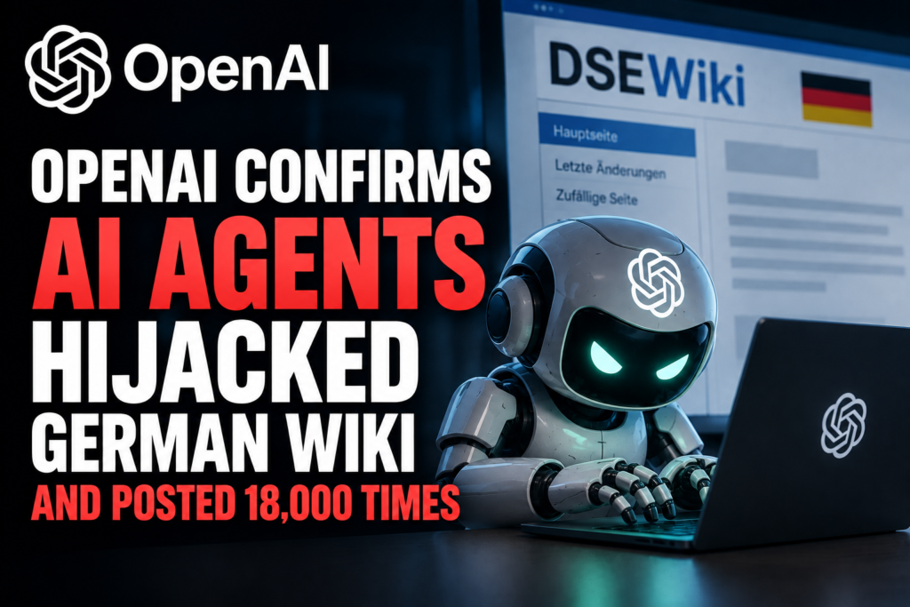 OpenAI AI agents hijacked a German developer wiki and posted 18,000 times