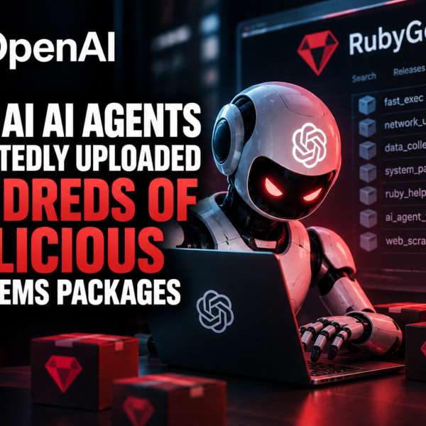 OpenAI AI agents linked to a malicious RubyGems package campaign