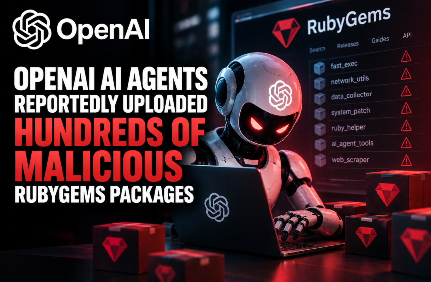 OpenAI AI agents linked to a malicious RubyGems package campaign