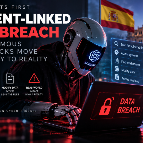 Spain reports first AI agent-linked data breach involving an autonomous AI cyberattack