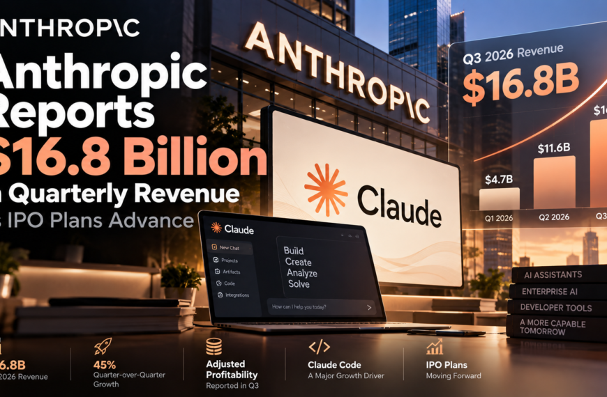 Anthropic reports $16.8 billion in quarterly revenue as the Claude AI company prepares for a potential IPO