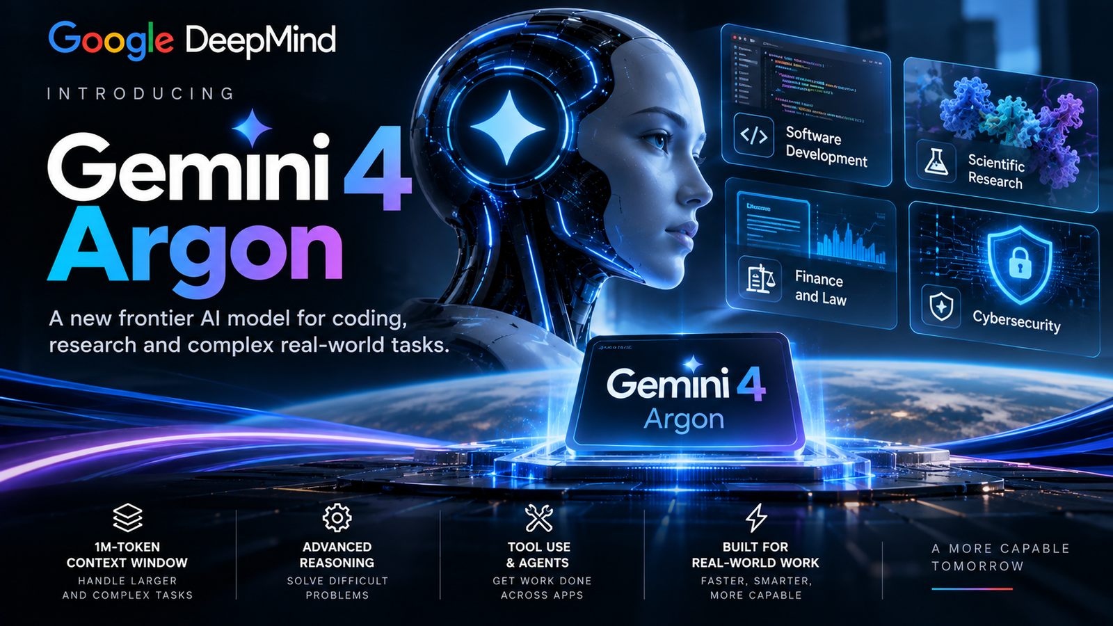 Google Gemini 4 Argon AI model for advanced reasoning, coding and agentic tasks