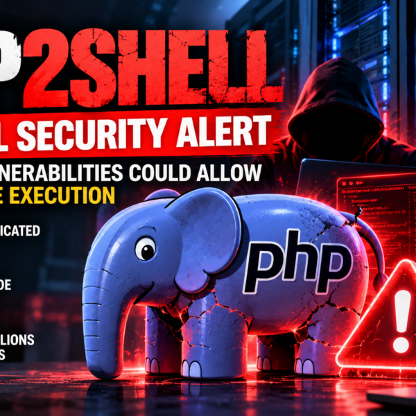 PHP2Shell critical PHP security vulnerabilities that could allow remote code execution on vulnerable web servers.